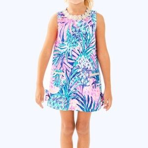 Lilly Pulitzer Girls Pineapple Shift Dress